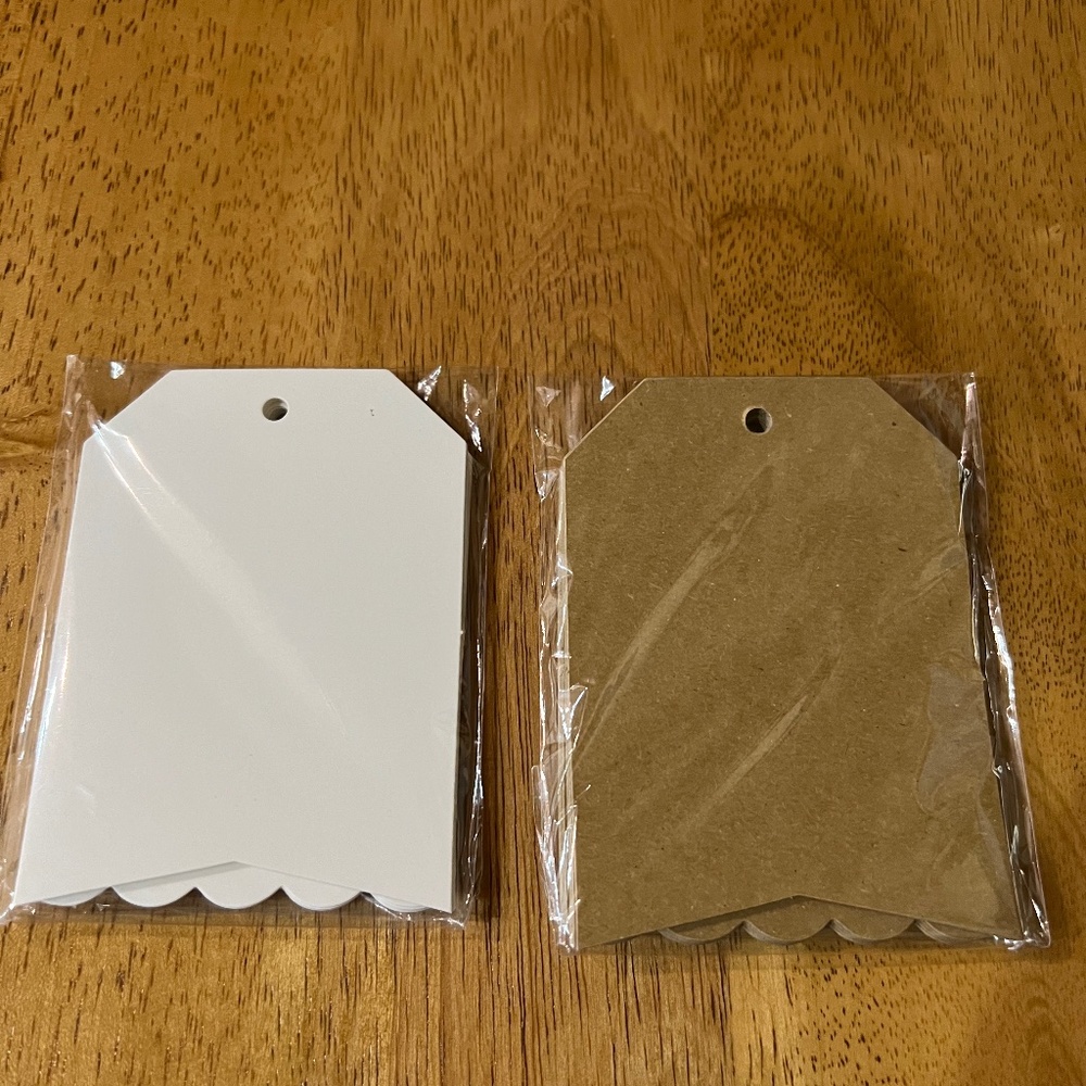 Chalk Couture "Chalk Suede Gift Tags"  2 Packs (12 tags per pack)